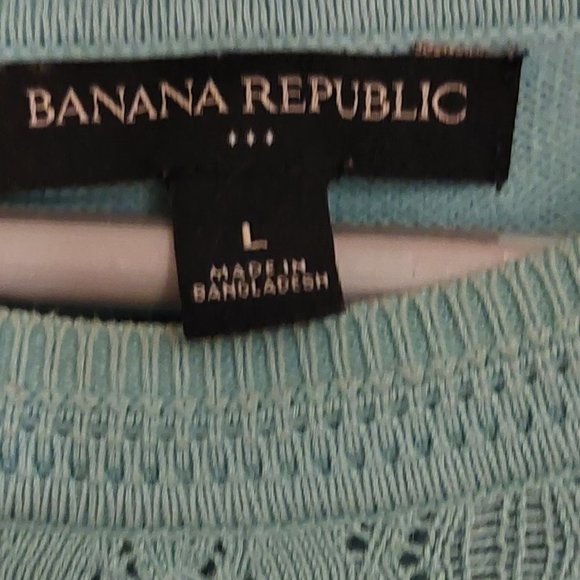 Banana Republic Mint Green Sweater Size Large - Picture 5 of 5